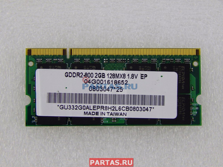 Оперативная память для ноутбука DDR II 800 SO-D 2GB 200P