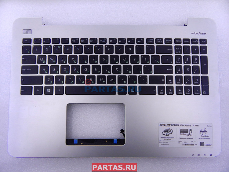 Топкейс с клавиатурой для ноутбука Asus X555LN  13NB0647AM0701 ( X555LN-3D TOPCASE ASSY(US-3WS) )