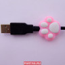 Защитная крышка для кабеля USB ( Лапка розовая)
