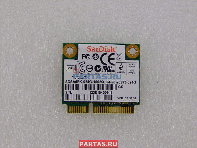 SANDISK SSD 24GB U100 MSATA HC/105602