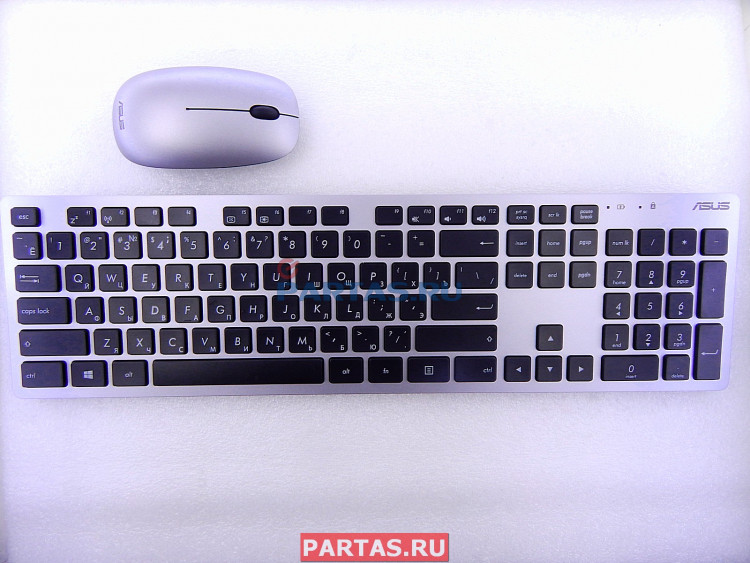 Беспроводная клавиатура+мышь Asus MD-5110 0K010-00102400 (AIO/ZEN/KBM/RF/GRAY/RU/NEW)	  