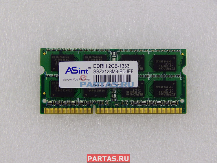 Оперативная память для ноутбука DDR3 1333 2GB SSZ3128M8-EDJEF