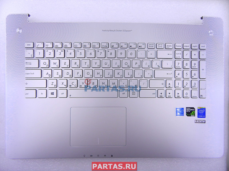 Топкейс с клавиатурой для ноутбука Asus N750JV 13NB0201AM0311 ( N750JV-1A TOP CASE ASSY US )