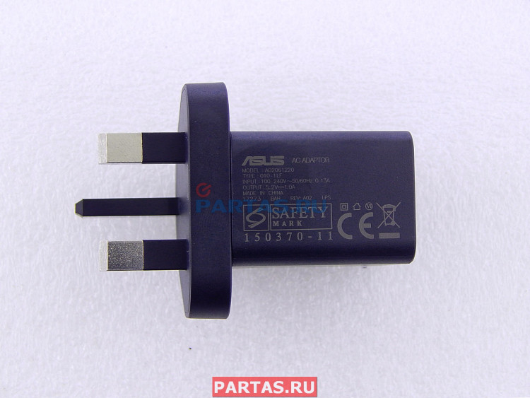 Сетевое зарядное устройство AD2061220 для смартфонов и планшетов 0A001-00092000 ( ADAPTER 5W 5.2V/1A 2P(USB) )