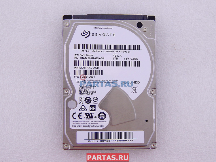 Жесткий диск SEAGATE 2.5" 2TB ST2000LM003