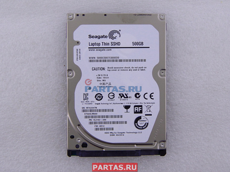 Жесткий диск Seagate Laptop Thin SSHD 2.5" 500GB ST500LM000