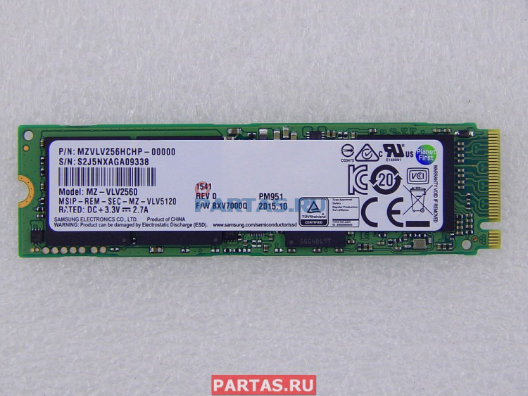 Жесткий диск SSD P3X4 256GB M2 2280 NVME P  03B03-00045600