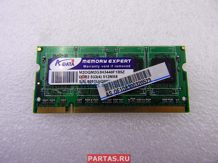 Оперативная память ADATA DDRII 533 SO-D A-DATA 512MB 200 04G0016166C5