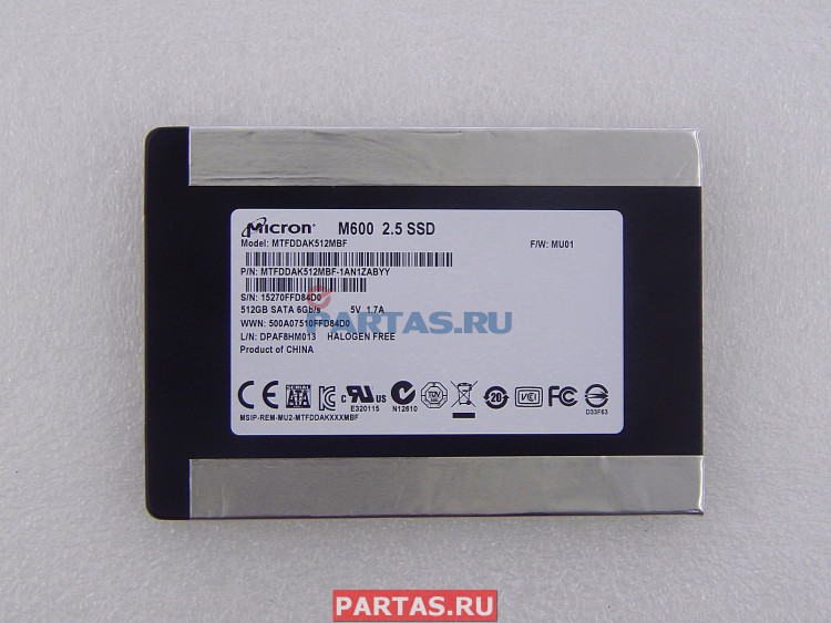 SATA SSD Micron M600 2.5" 512Gb MTFDDAK512MBF